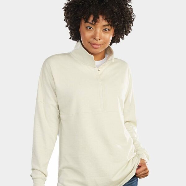 Women's Sophomore French Terry Henley Thumbnail