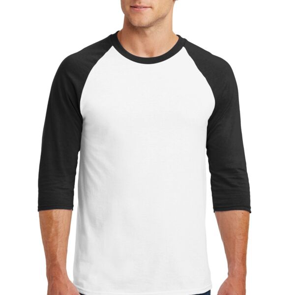 Heavy Cotton ™ 3/4 Sleeve Raglan T Shirt Thumbnail