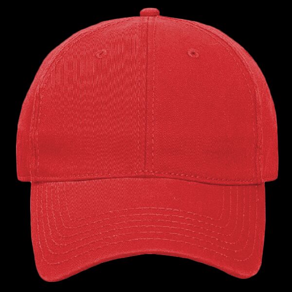 OTTO Garment Washed Stretchable Superior Cotton Twill "OTTO FLEX" Six Panel Low Profile Baseball Cap Thumbnail