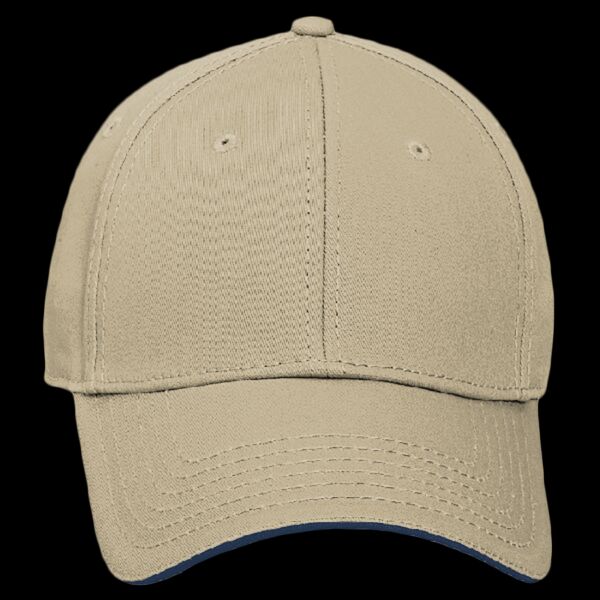 OTTO Stretchable Superior Cotton Twill Sandwich Visor "OTTO FLEX" Six Panel Low Profile Baseball Cap Thumbnail