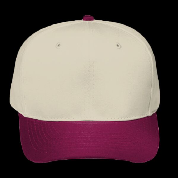 OTTO Cotton Twill Six Panel Pro Style Baseball Cap Thumbnail