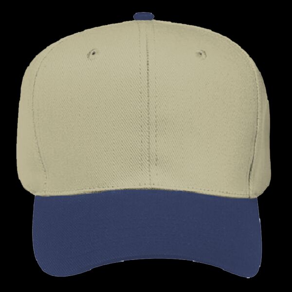 OTTO Garment Washed Bull Denim Six Panel Pro Style Dad Hat Thumbnail