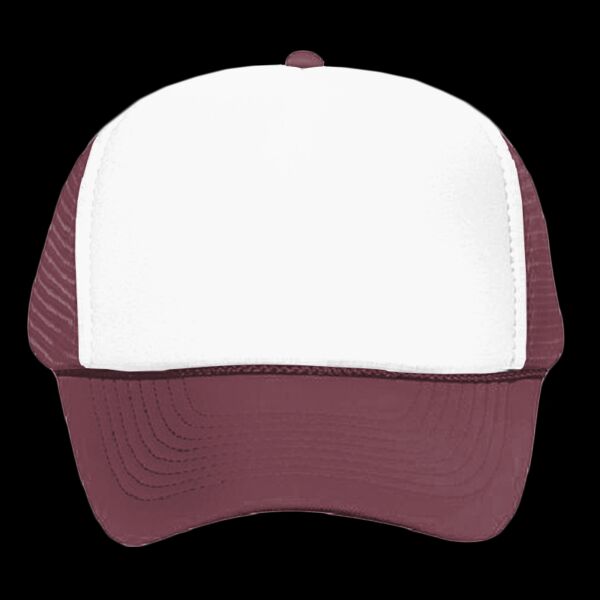 OTTO Polyester Foam Front Five Panel Pro Style Mesh Back Cap Thumbnail