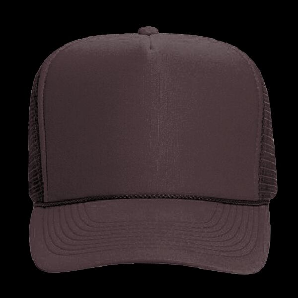 OTTO Polyester Foam Front High Crown Golf Style Mesh Back Cap Thumbnail