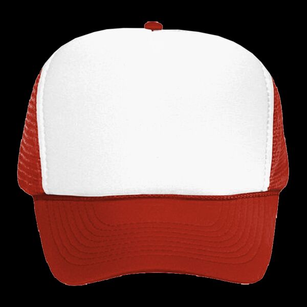 OTTO Polyester Foam Front High Crown Golf Style Mesh Back Cap Thumbnail
