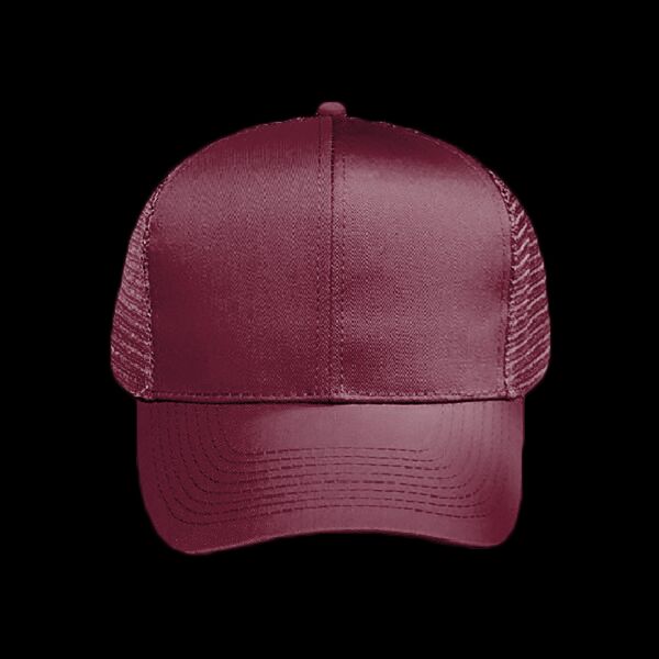 OTTO Cotton Blend Twill Youth Six Panel Pro Style Mesh Back Trucker Hat Thumbnail