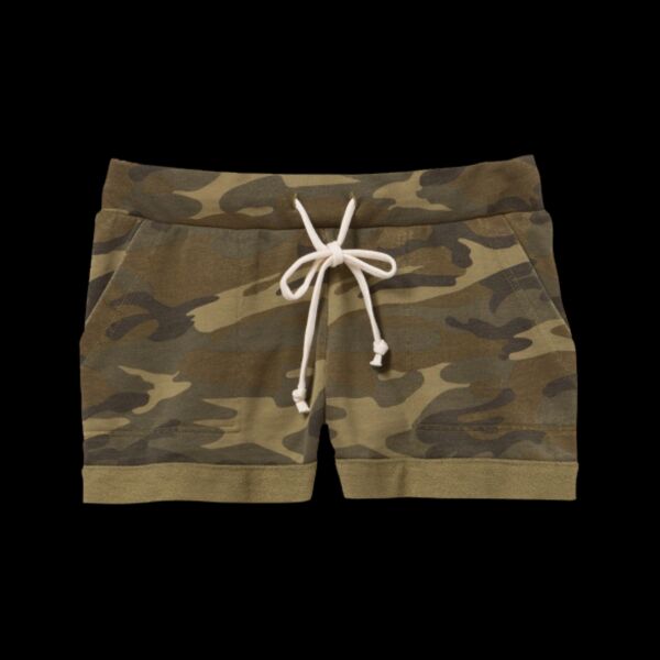 Women's Lounge Mineral Wash French Terry Shorts Thumbnail