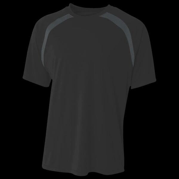 Boy's Spartan Short Sleeve Color Block Crew Neck T-Shirt Thumbnail